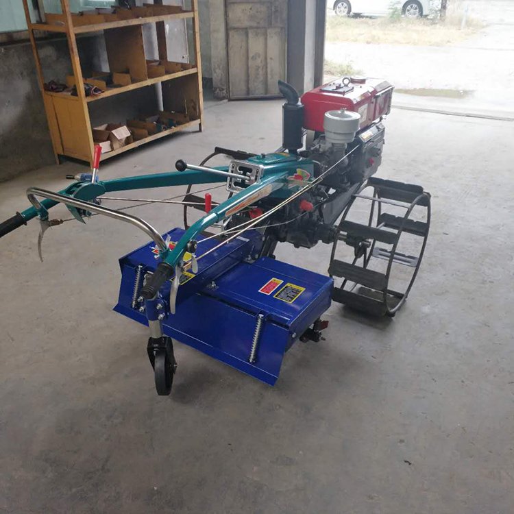 With Two Large Iron Wheels Paddy Field Use Tractor diesel Agricultural Walking Tractor Farm Garden Tillage Machine Manufacturers