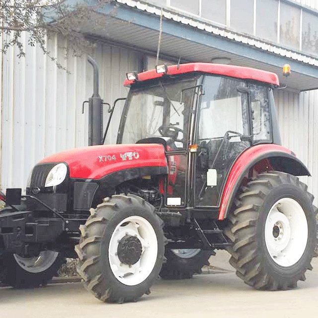YTO 704 Tractor 70 hp 4WD Farm Tractor Front End Loader Backhoe Dozer Blade