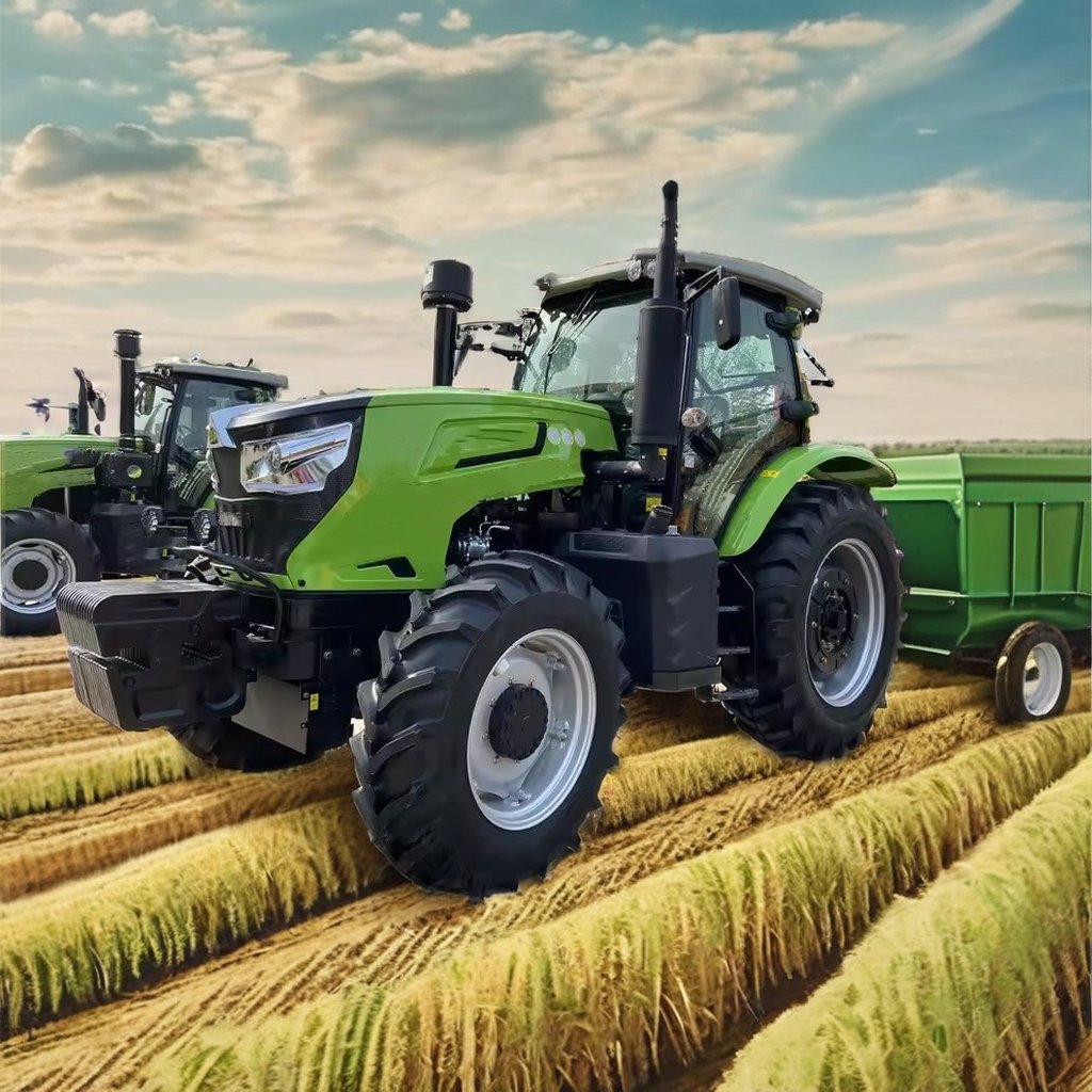 New Condition Mini Agricultural Tractor Compact 4WD Four-Wheel Drive for Small Farms with 30HP 50HP 80HP 100HP Crawler Tractors"