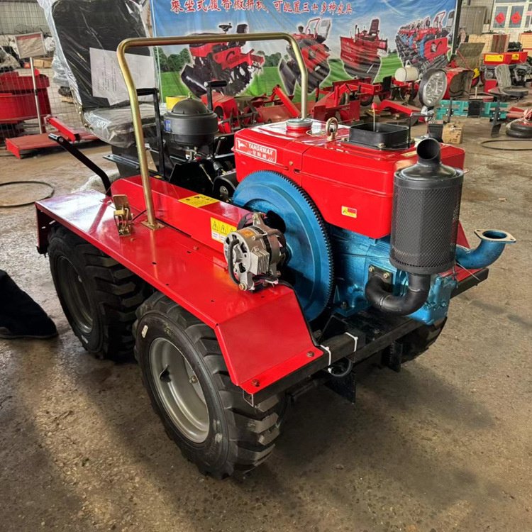 2WD Multifunctional 55HP Crawler Tractor for Paddy Field Agriculture Mini Tractor for Farm Use by Wheel