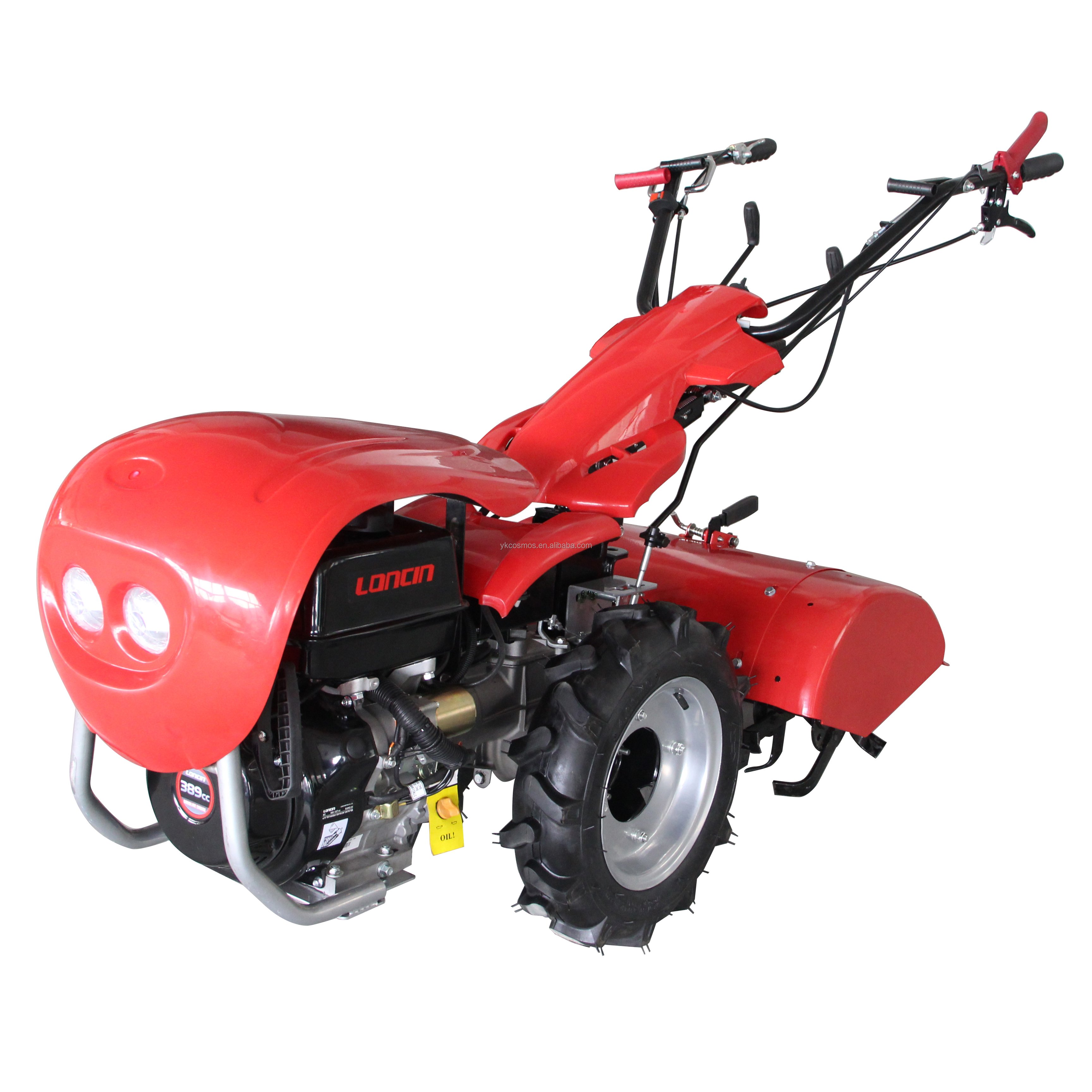 Power Safe Walk Behind Tractors Agricultural Farm Tractor