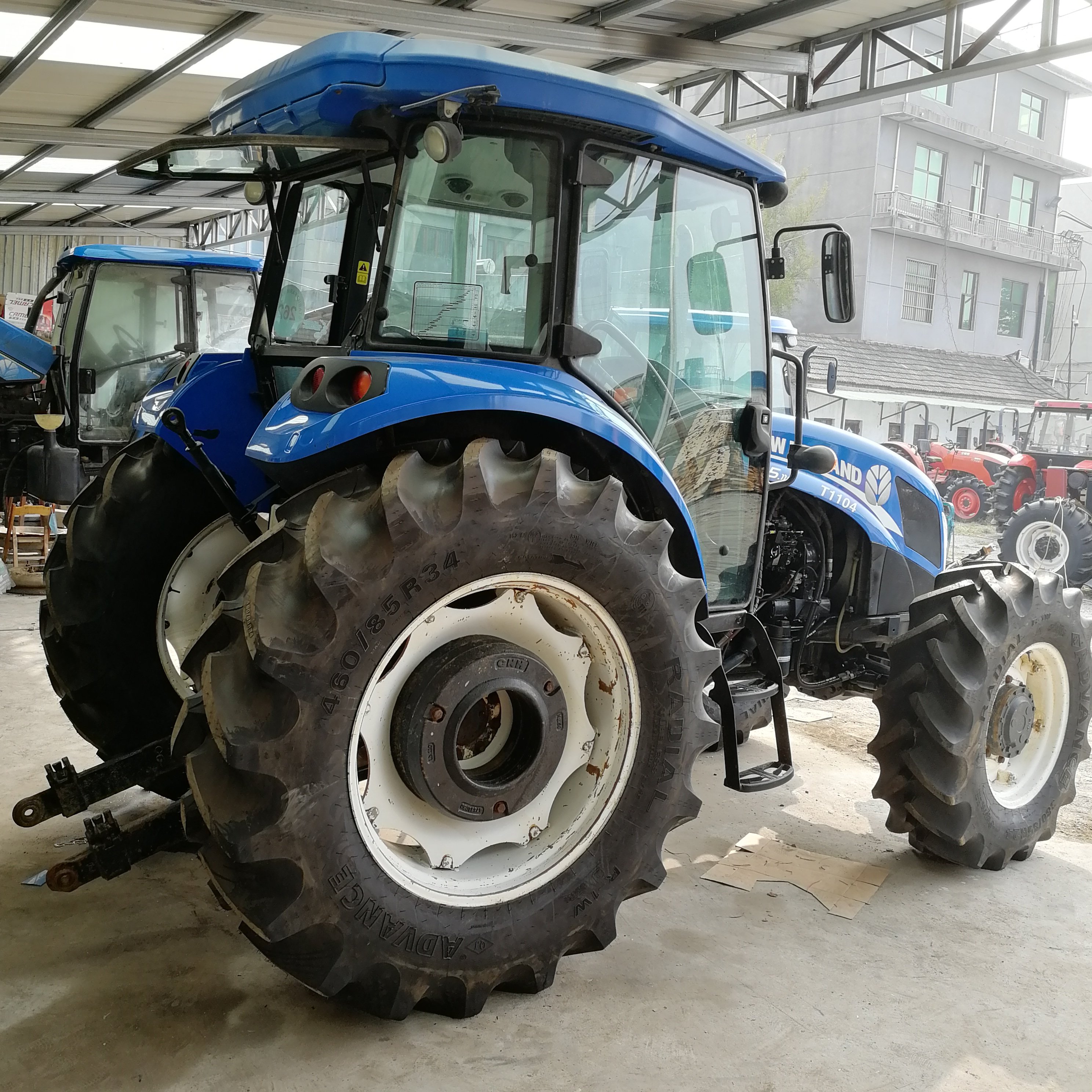 Used Tractors Nw Holland TD5 110 110hp 4x4wd Farm Equipment Agricultural Machinery Small Mini Farm Tractors Front Loader