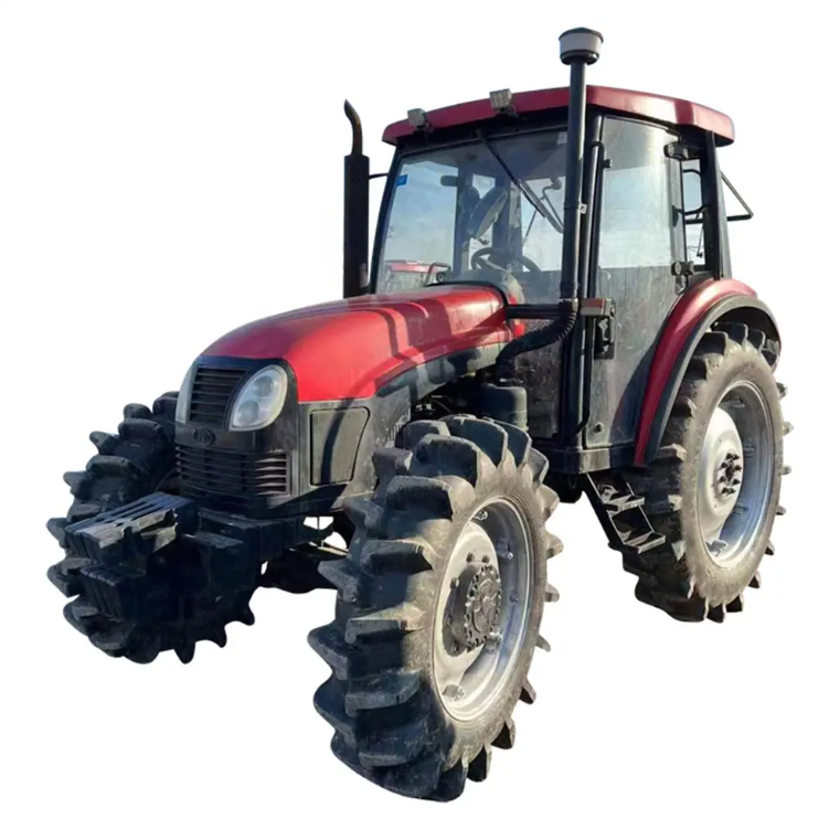 High Quality Used Tractor YTO 804 80HP 4WD Agriculture Farm Wheel Tractor