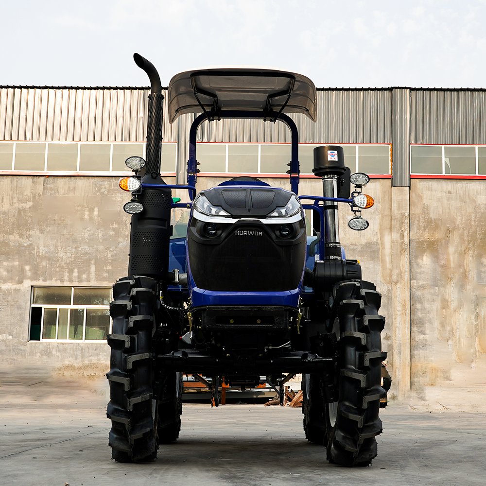 Farm Machinery 100hp 4x4 Tractor Lawn Tractor -parts Garden Compact Agricultural Walking Chinese Mini Tractor