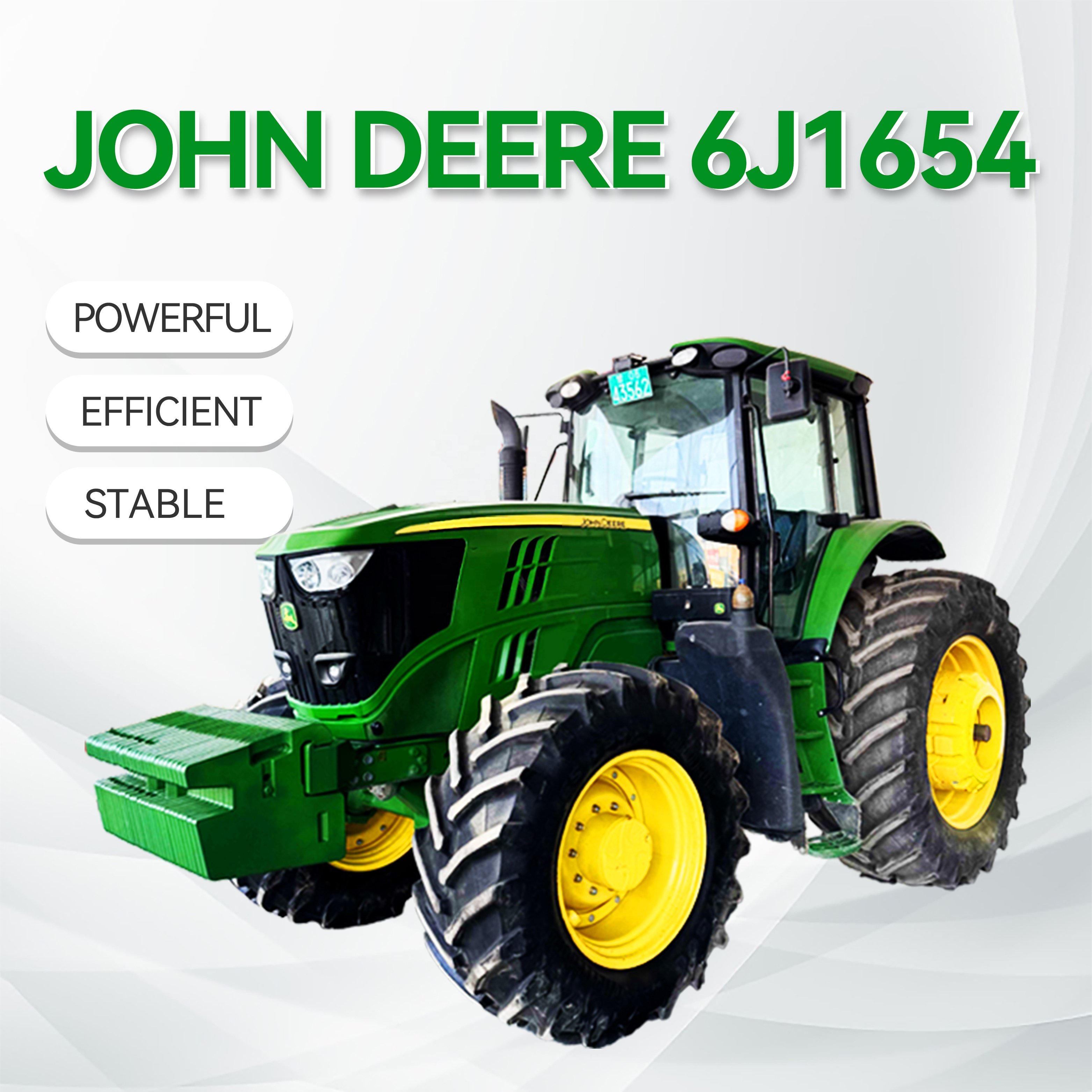 JOHN a DEERE 100HP 4WD Used Tractors 5E-954 Farm Tractor
