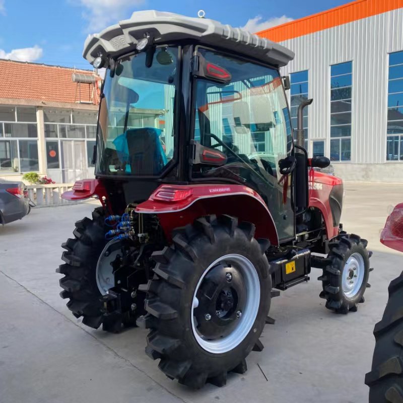 High Quality Mini 4x4 Wheeled Tractor Agriculture Tractor 50 HP Tractor With Farming Machine