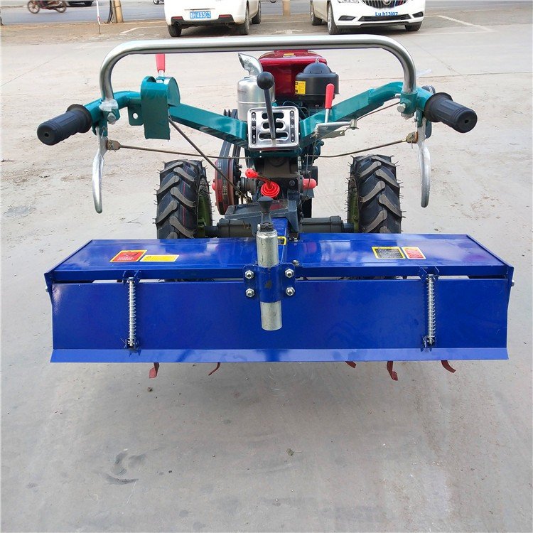 20HP Small Agricultural Walking Tractor with 12HP Handheld Rotary Tiller New Condition 2WD Wheel for Farm Field Plowing