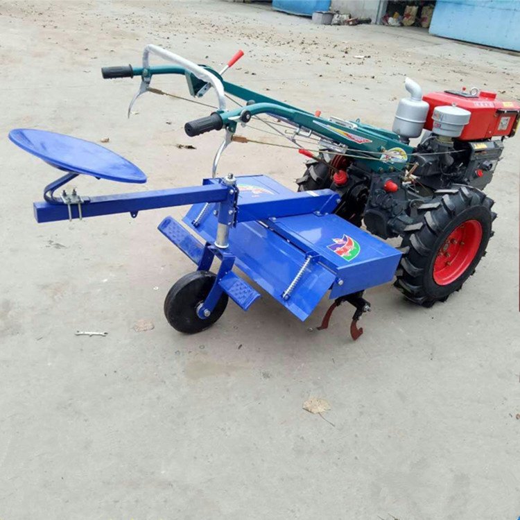 20HP Small Agricultural Walking Tractor with 12HP Handheld Rotary Tiller New Condition 2WD Wheel for Farm Field Plowing