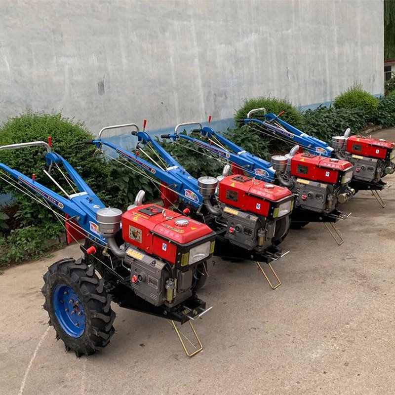 8hp10hp12hp 15hp 18hp 20hp 22hp Hand Tractor Farm Mini diesel Motocultor Power Tiller Two Wheel Walking Tractors for Farm