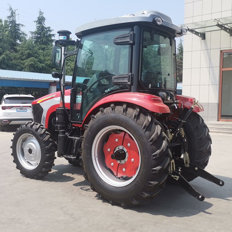 Mini Walking 100HP Tractor Agricultural Machinery Equipment Diesel Engine 4 Wheel Tractors