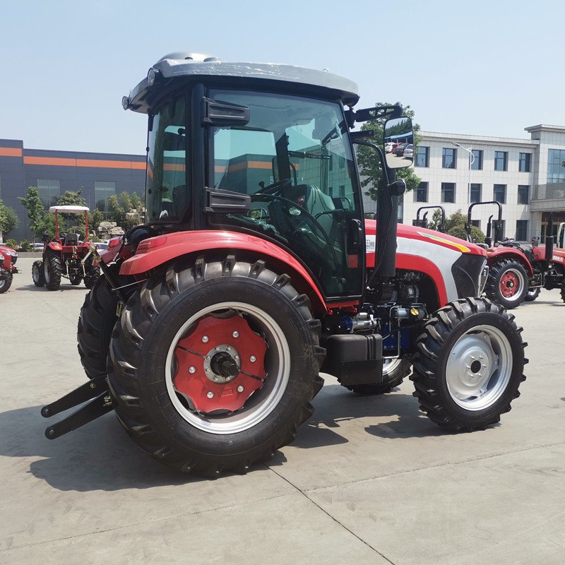 Mini Walking 100HP Tractor Agricultural Machinery Equipment Diesel Engine 4 Wheel Tractors