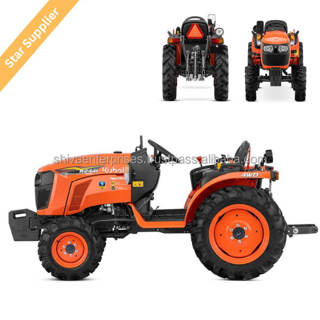 21hp Multifunction Agriculture Tractors Farmer Tractors Compact Kubota 4x4 Mini Farm Tractors