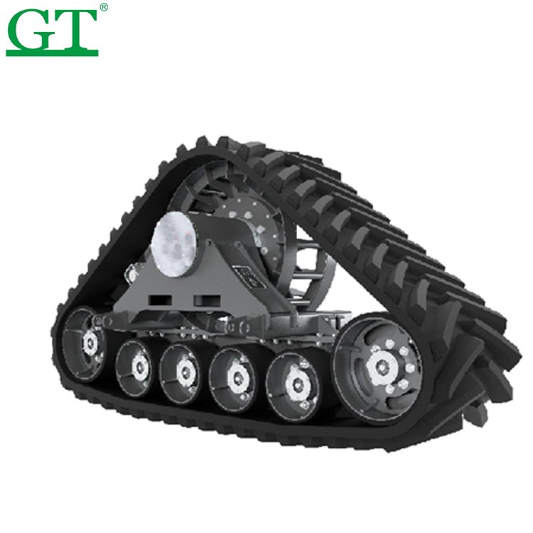 Harvest Machine Triangle Crawler Track System Replace Tyre Rubber Track Wheel for Claas Case Ih Farm Tractor Agri Crawler Tracks