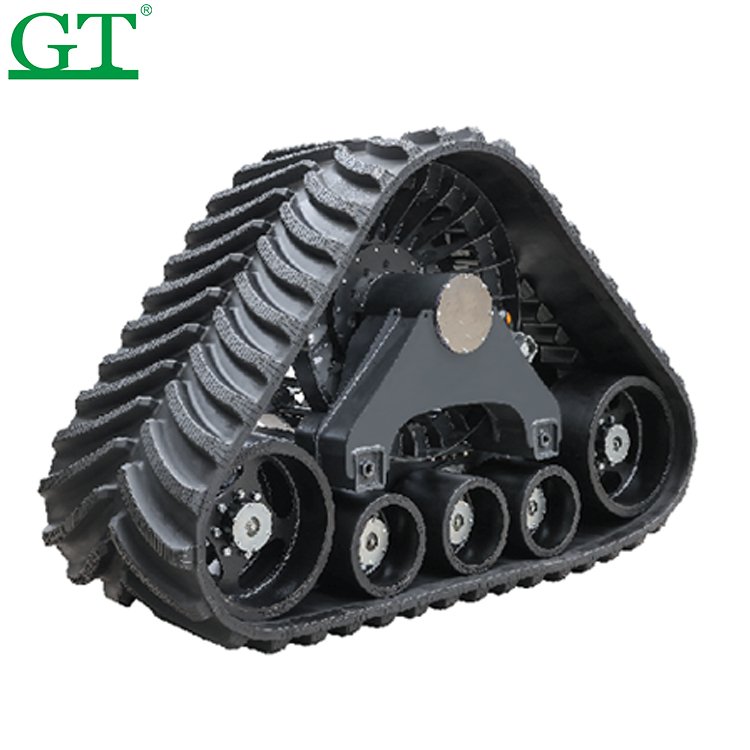 Harvest Machine Triangle Crawler Track System Replace Tyre Rubber Track Wheel for Claas Case Ih Farm Tractor Agri Crawler Tracks