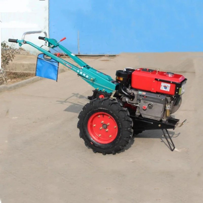 2WD Mini Agricultural Walking Tractor Featuring Core Engine and Gearbox Components New Plow for Sale