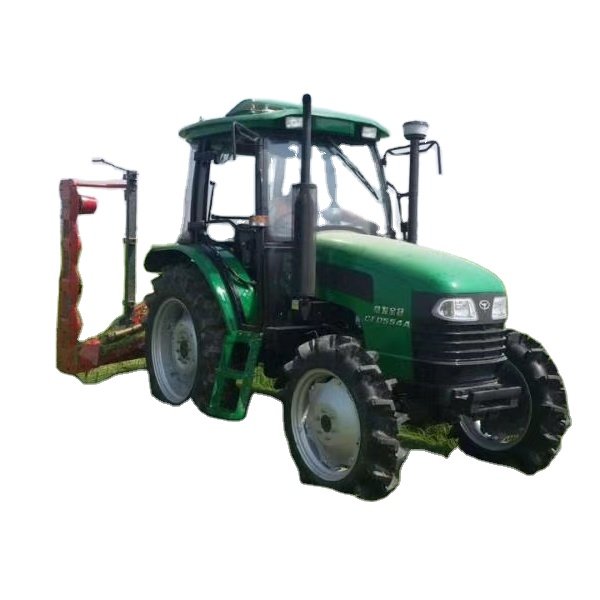 4WD 60hp Agriculture Disc Lawn Mower Tractor Front Loader Bucket 4 in 1 for Farm Orchard Garden Use