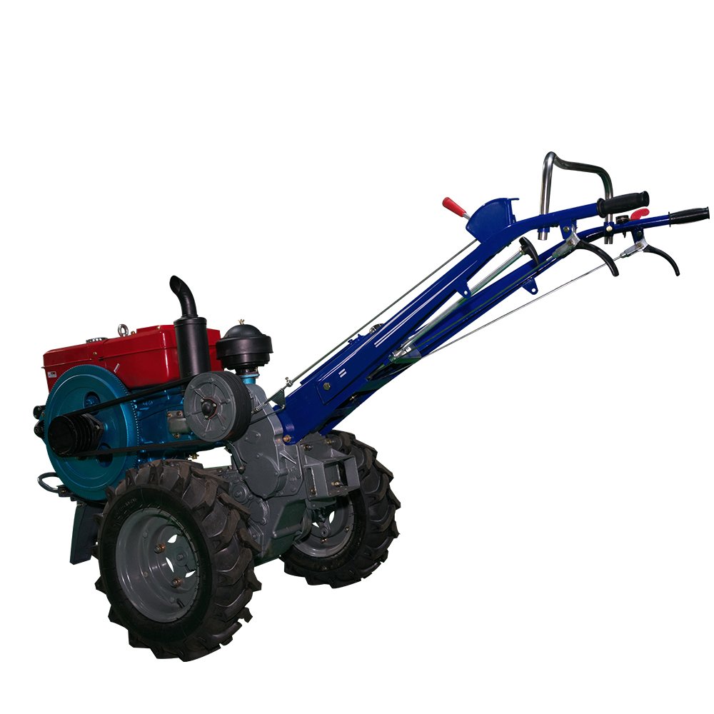 New Style 2 Wheel Agriculture 15HP Power Rotary Tiller Walk Behind Tractor With Wheat Seeder