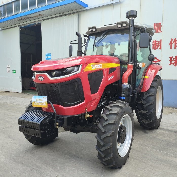China Made Strong Power Tractor 120 HP Cabin with A/C Diesel Engine 6 Cylinder Gears 16F+8R Factory Price Agricultural Tractors