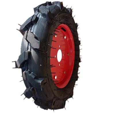 High Quality 4.00-12 Agriculture Cultivator Wheels 400-10 Farm Tractor Tire with Metal Rim