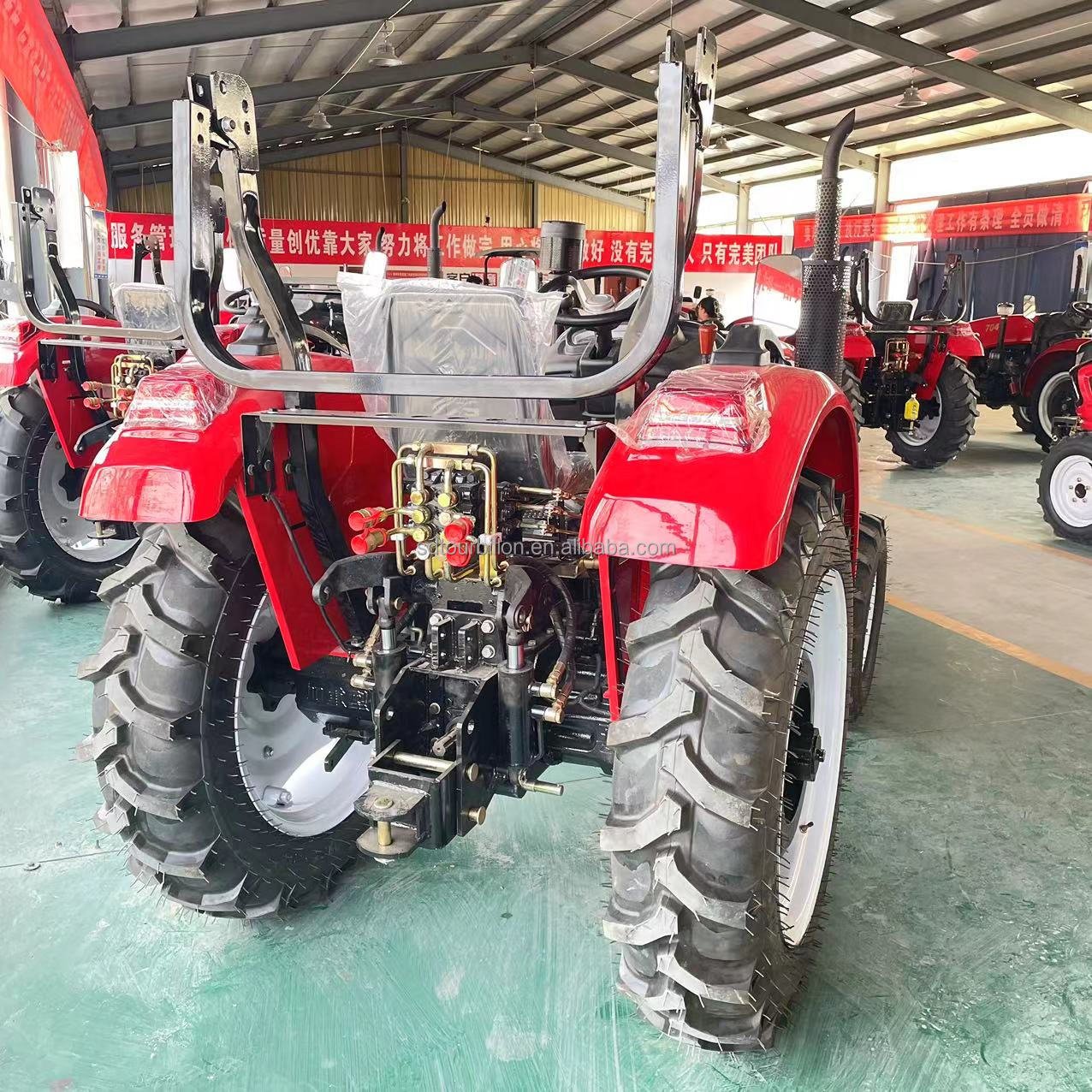 4x4 4WD 60HP Electric Star Tractors Mini Small Farm Tractor for Agriculture Machinery