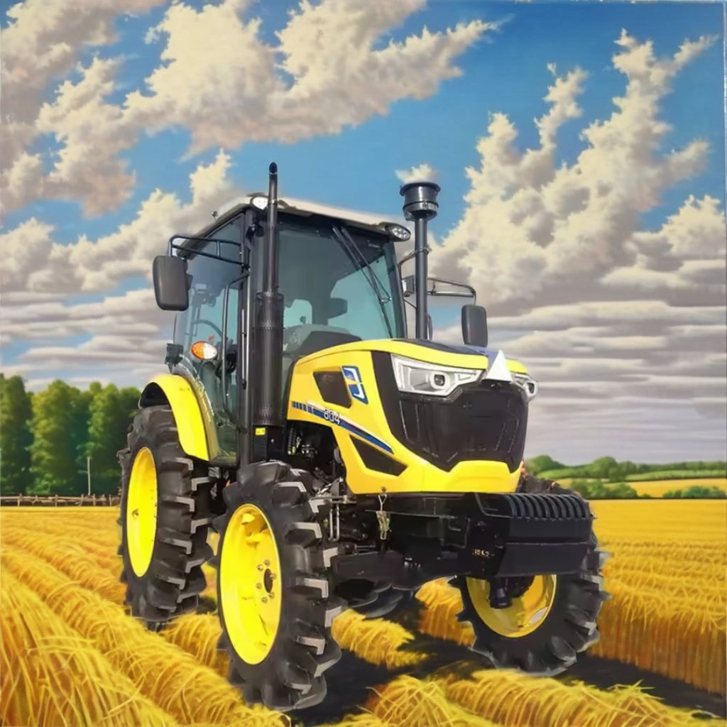 "4WD JESRAY Agriculture Tractor 50hp 4x4 Mini Tractor YTO Model Full Implements Multi-functional Various Options New"