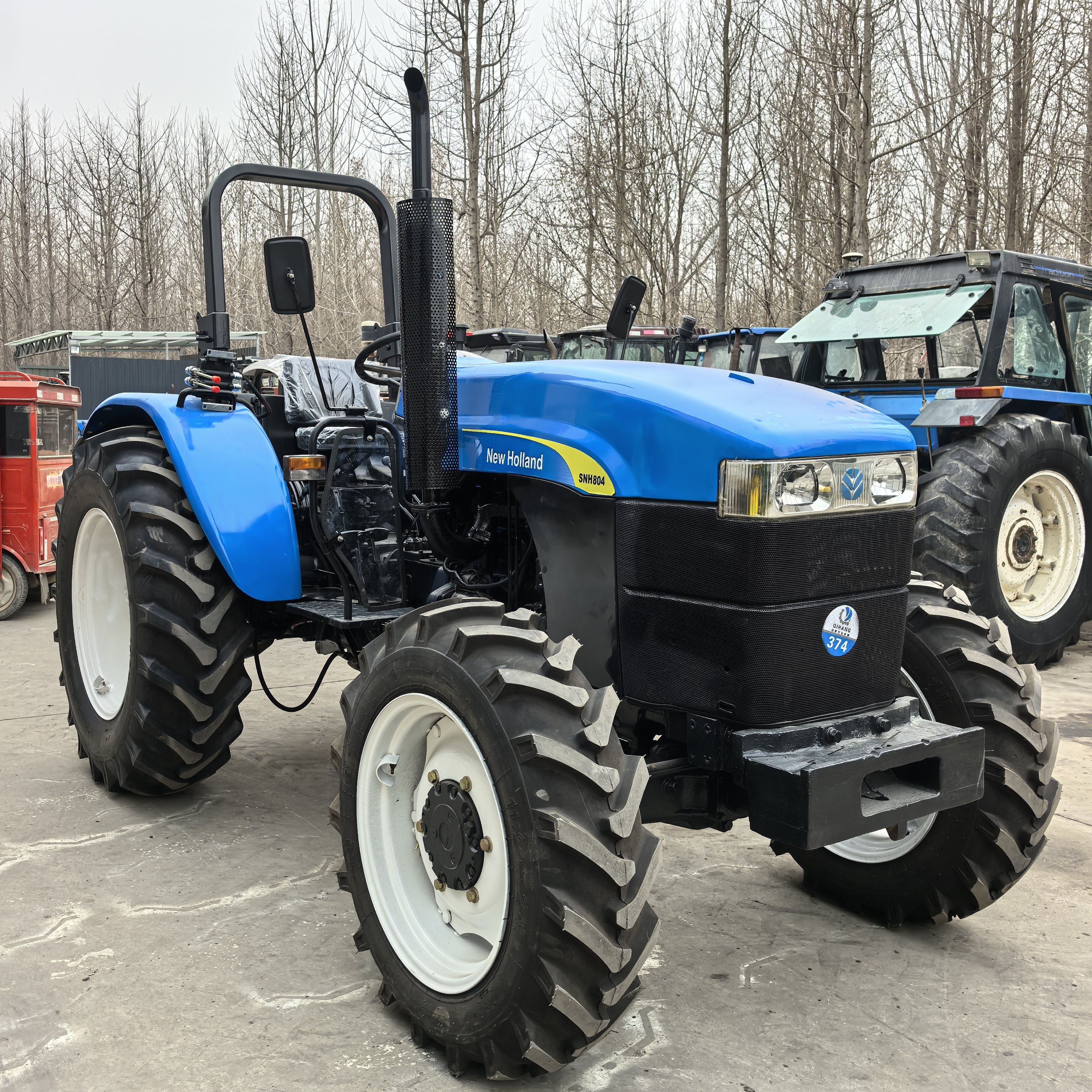 Quality 70hp 80hp 50hp Holland China Factory Tractor Used Tractor Agriculture With Front Loader at Cheap Price