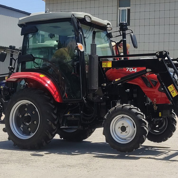 Heavy Duty Front End Loader Crawler Sowing Fertilizing Weeding Power Cultivator Mini Tractor With Backhoe Rotary Tiller