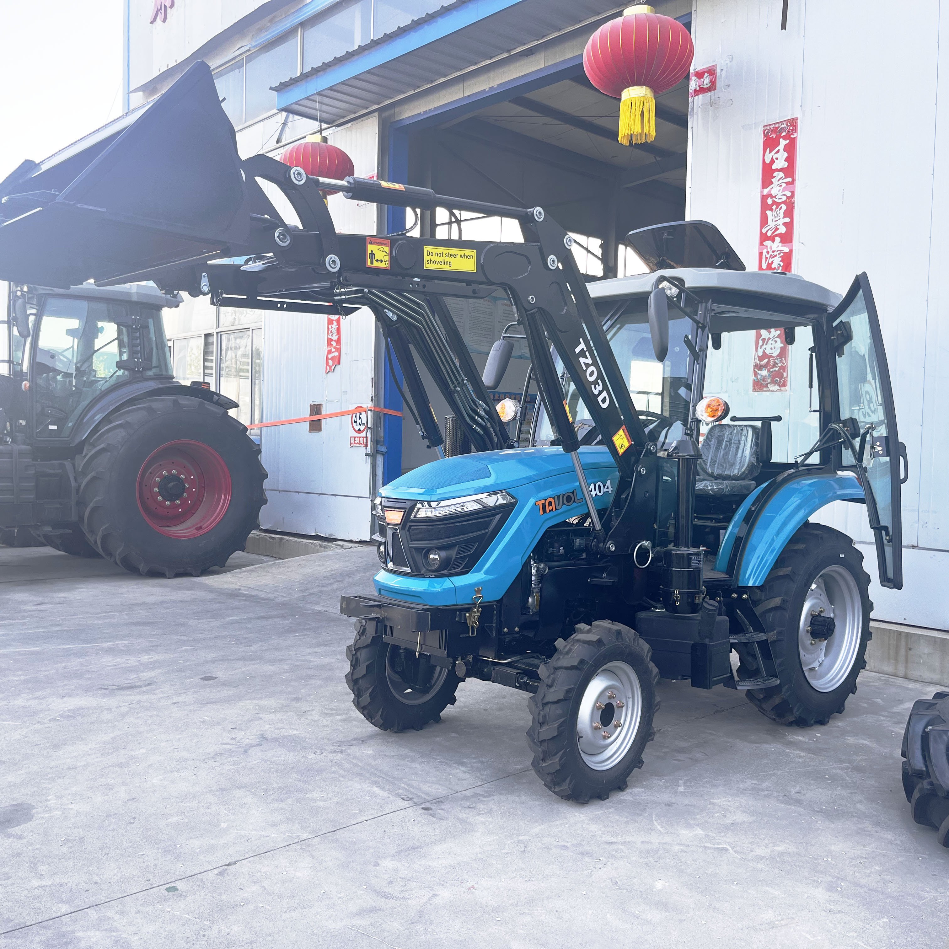 Multifunctional Tractor Agricultural Farming Small Compact Tractors Mini 4x4 40hp Tractor with Front End Loader