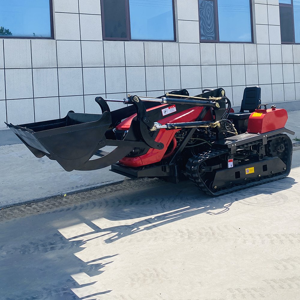Land Universal Big Double Plow Crawler Rotary Tiller Diesel Engine 25Hp/35 Hp Cultivator Mini Farm Tractor