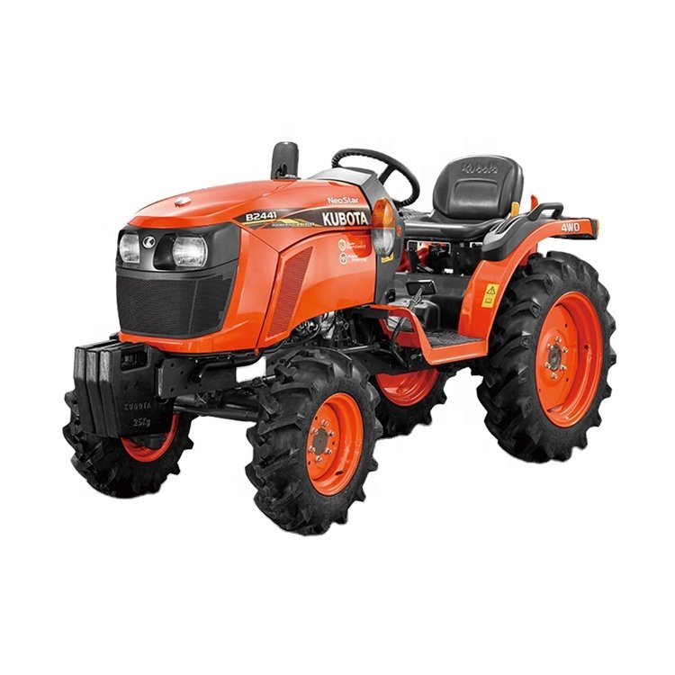 Kubota Neostar B2441 24HP Mini Farming Tractor 4x4 Drive 4WD Wheel Highly Convenient Power Steering New Made Japan Agriculture