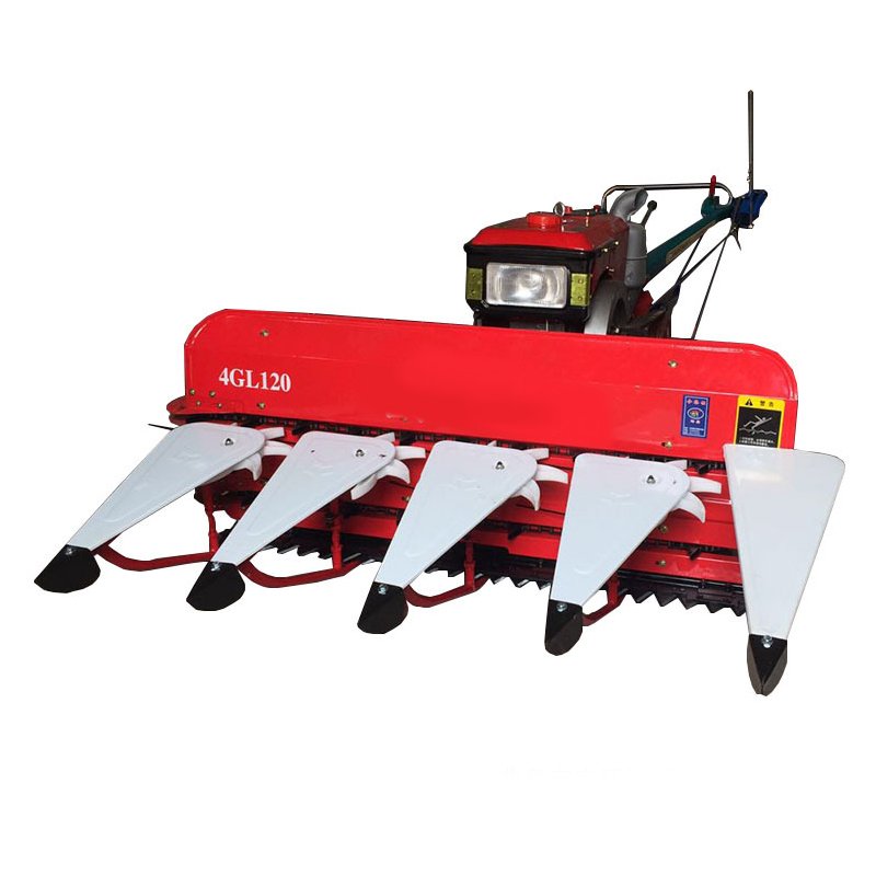Diesel 2 Wheels Farming Walking Tractor Mini 8hp 18hp 20hp Lavender Corn Rice Harvesting Machine Agriculture