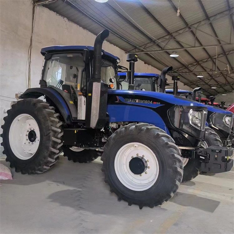 Hand Wheel Tractors Lovol 160hp 4x4wd Small Mini Compact Agricultural Farm Machinery Equipment Front Loader