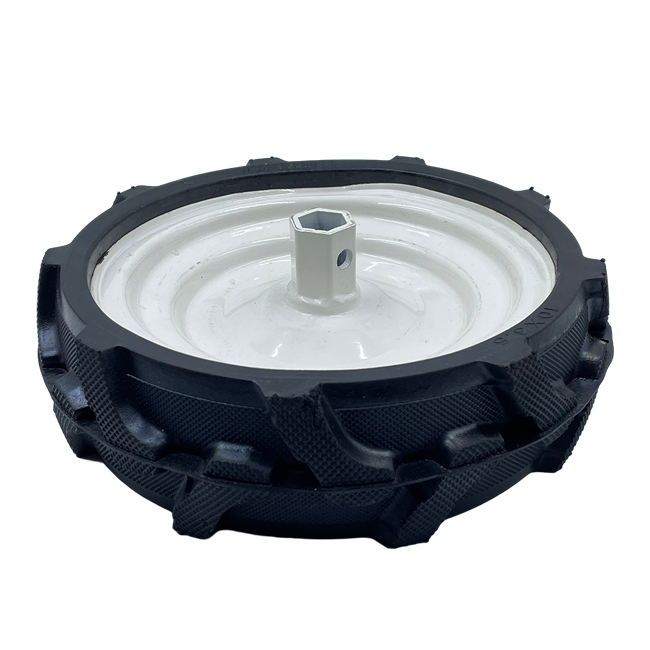 High Quality Polyurethane Farming Equipment Wheel 13x3.50 Mini Tiller Solid Flat Free Wheels