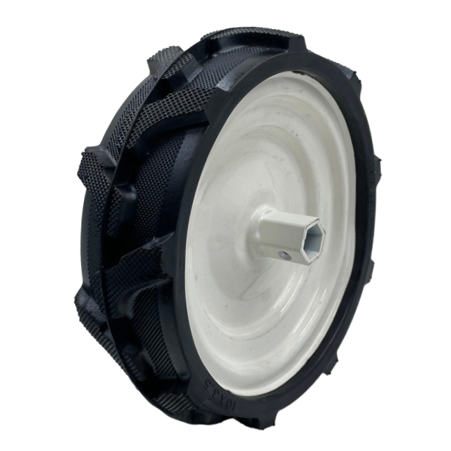 High Quality Polyurethane Farming Equipment Wheel 13x3.50 Mini Tiller Solid Flat Free Wheels