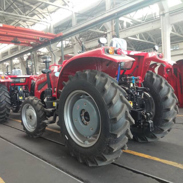 JH Diesel Engine Strong Chassis 4wd AC Cab Mini 4x4 Farming Machine Wheel Agricultural 120HP Tractors
