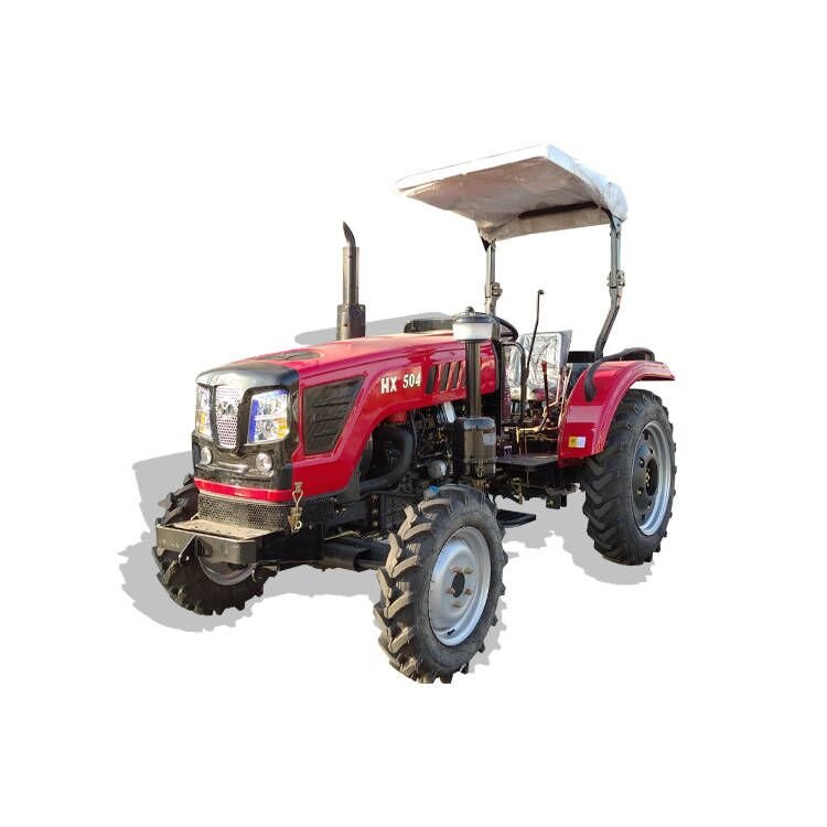 Huaxia Mini Tractors 504 4wd 50 hp 4x4 Agriculture Tractor Full Implements for Sale