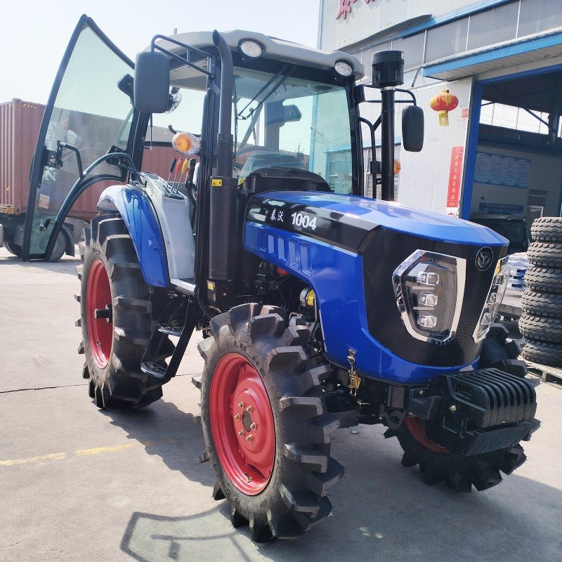 4X4 Wheel 4WD 85hp 90hp 100hp 120hp Tractor Front Loader Farm Garden Tractor with Cabin