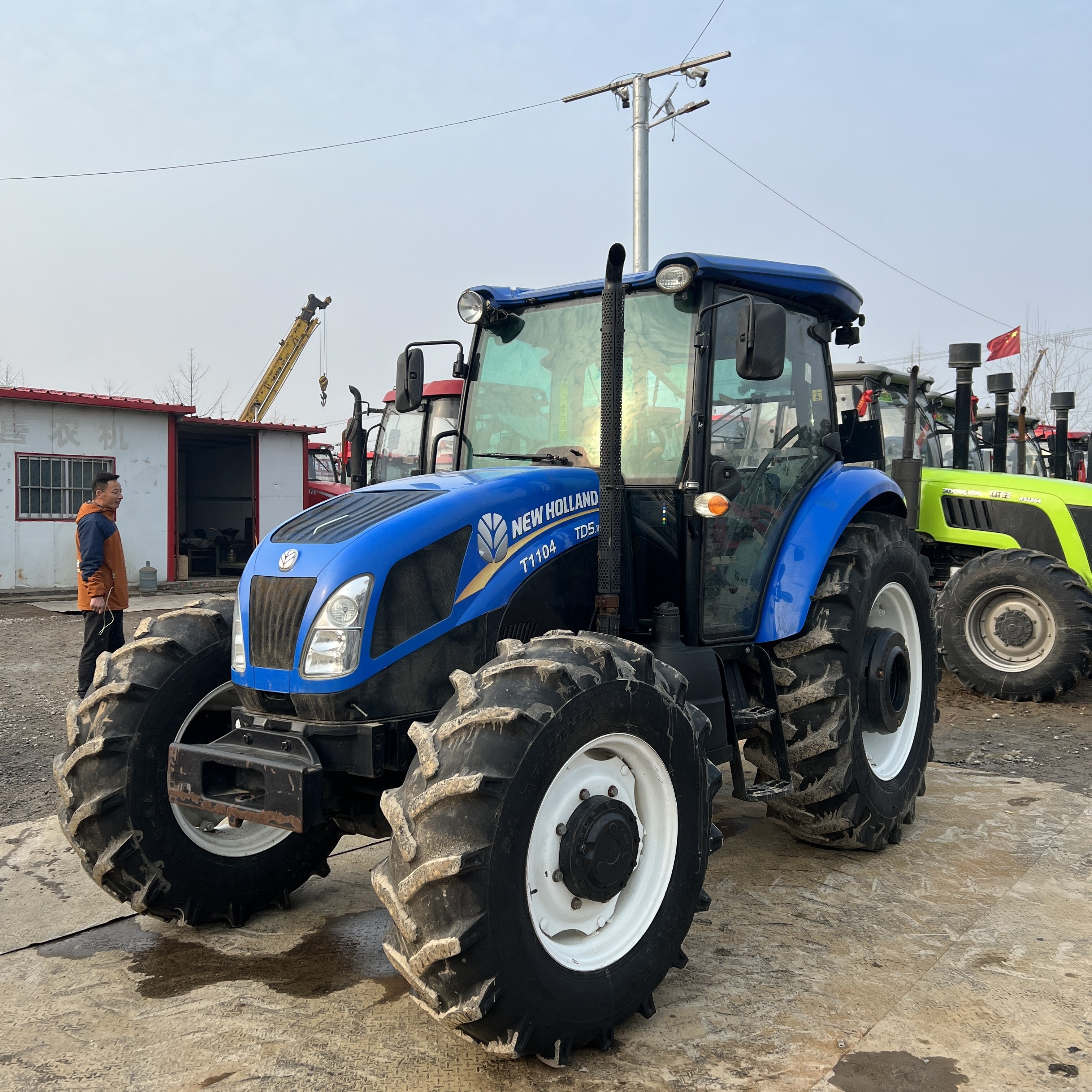 Hot Selling n Ew Holland TD5.110 Tractor Farm for 4wd Used Mini Tractors Made in Turkey