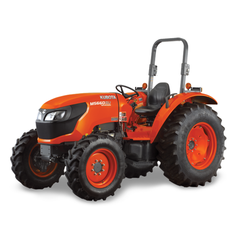 MAP 50hp EPA Small 4 Wheel Tractor with Front End Loader Kubota Tractors Trucks Agriculture Mini Farm Tractor Lawn