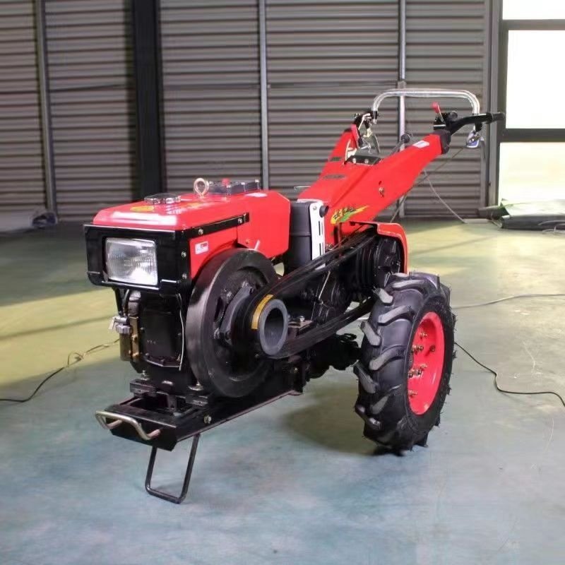 2 Wheel Diesel 25Hp Cultivator Walking Mini Tractors for Sale Tractor Trucks Farming Tractors