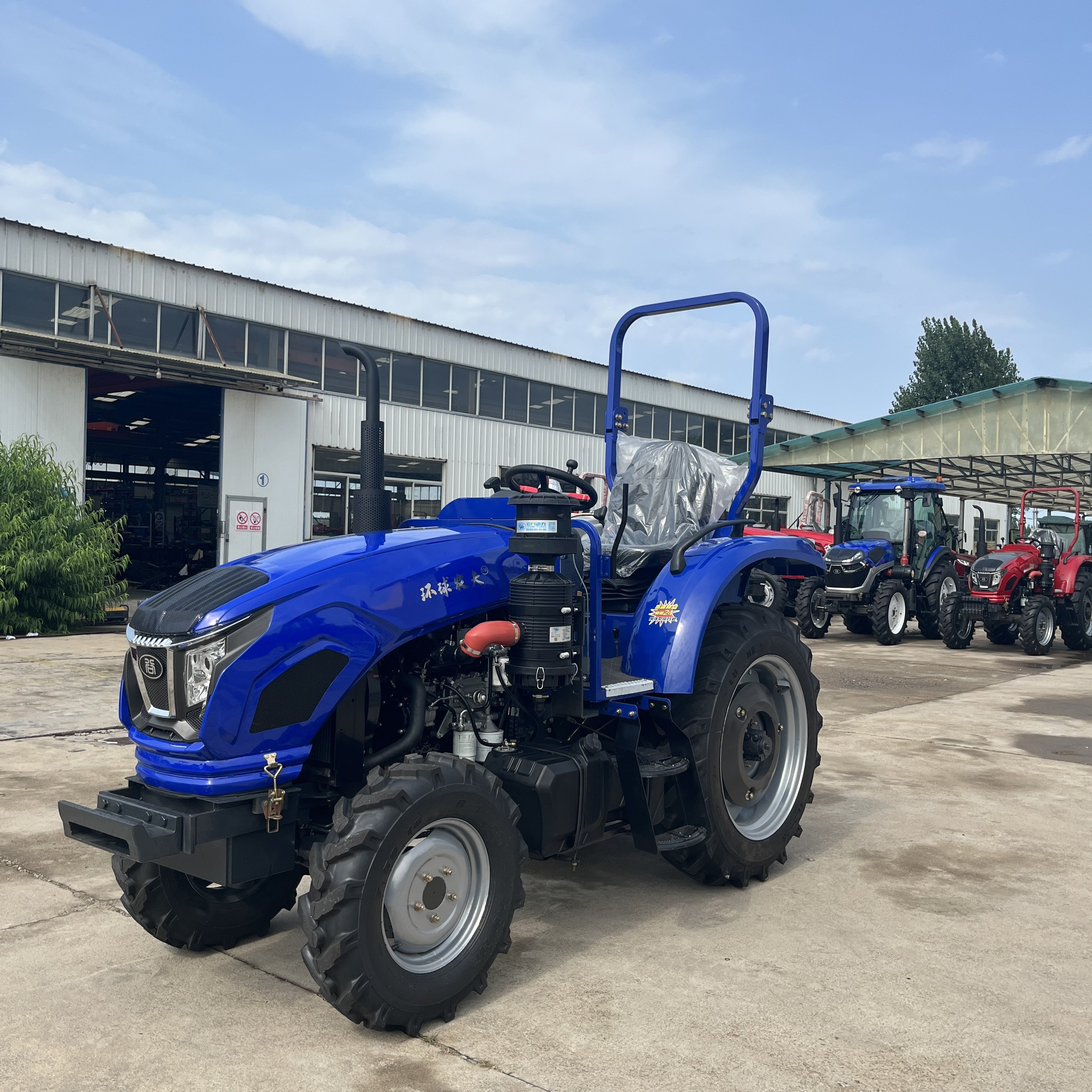 BIGM Factory Direct 37KW Multi-functional Agricultural 4WD Tractor Can Be Matched with Rotary Tiller and Other Farm Implements.