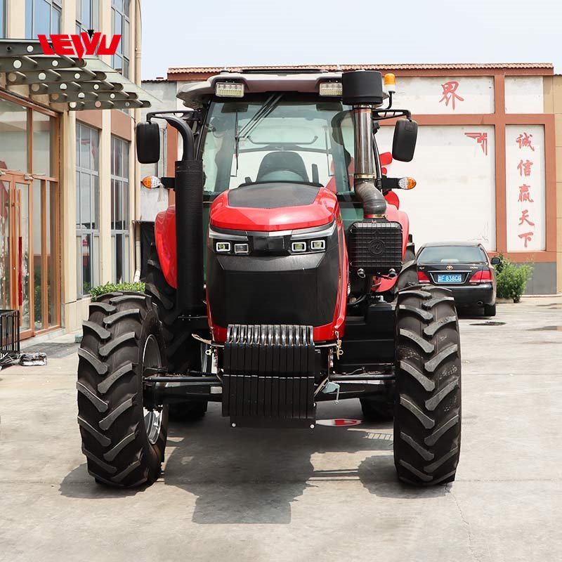 Factory Customized Agricultural Tractor Hard Soil Heavy Wheel Tractor 150HP 160HP 180HP Large Chassis Tractor for All-Terrain