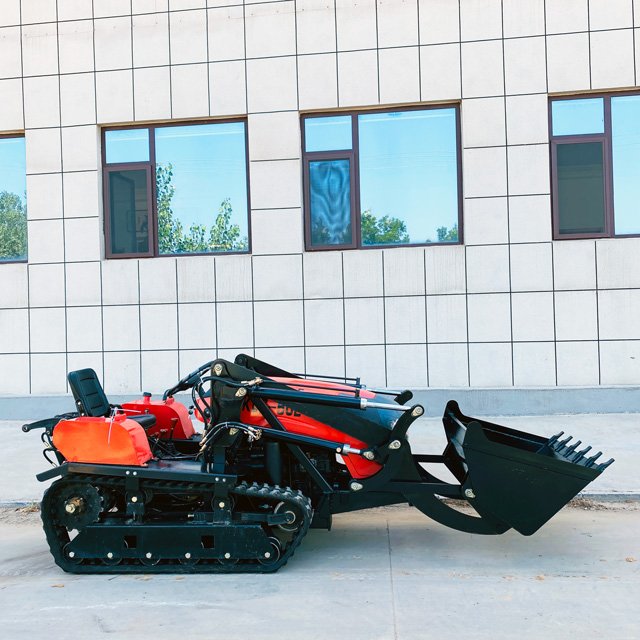 Hot Sale 120HP Multi-purpose Farm Mini Tractor / Agricultural Crawler Tractors With Excavator Arm Loader