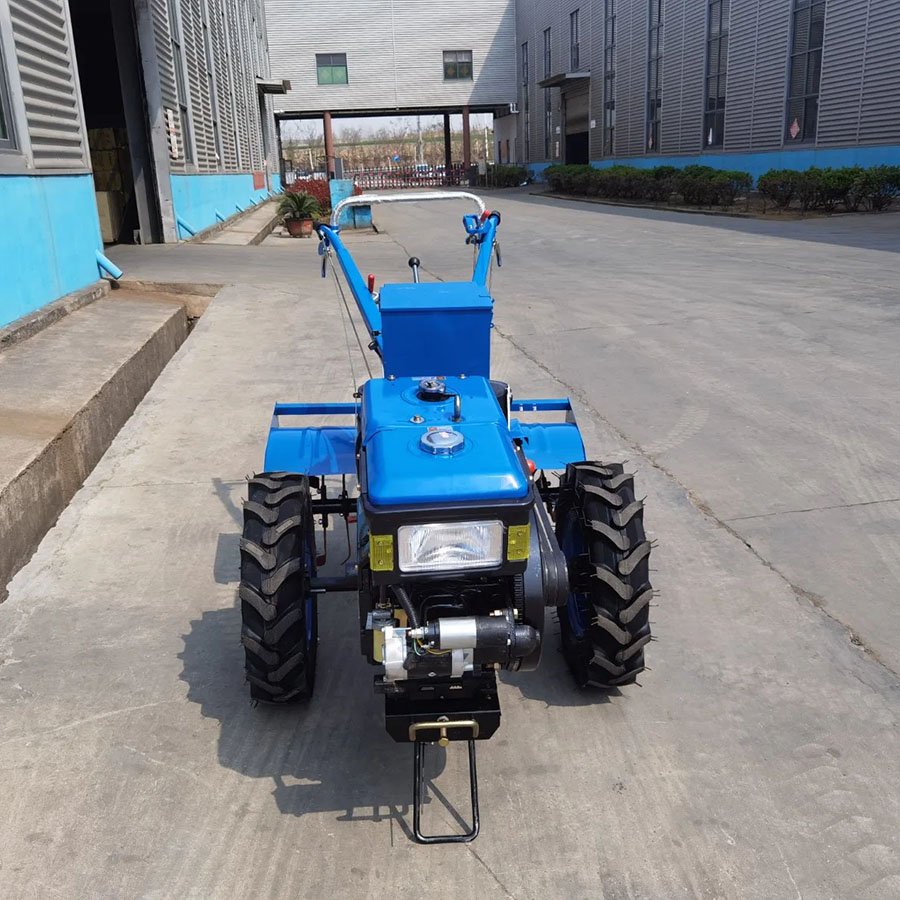 Cheap 20hp 22hp 25hp Manual Agricultural Mini diesel Tiller Two Wheel New Farm Walking Tractor in Stock