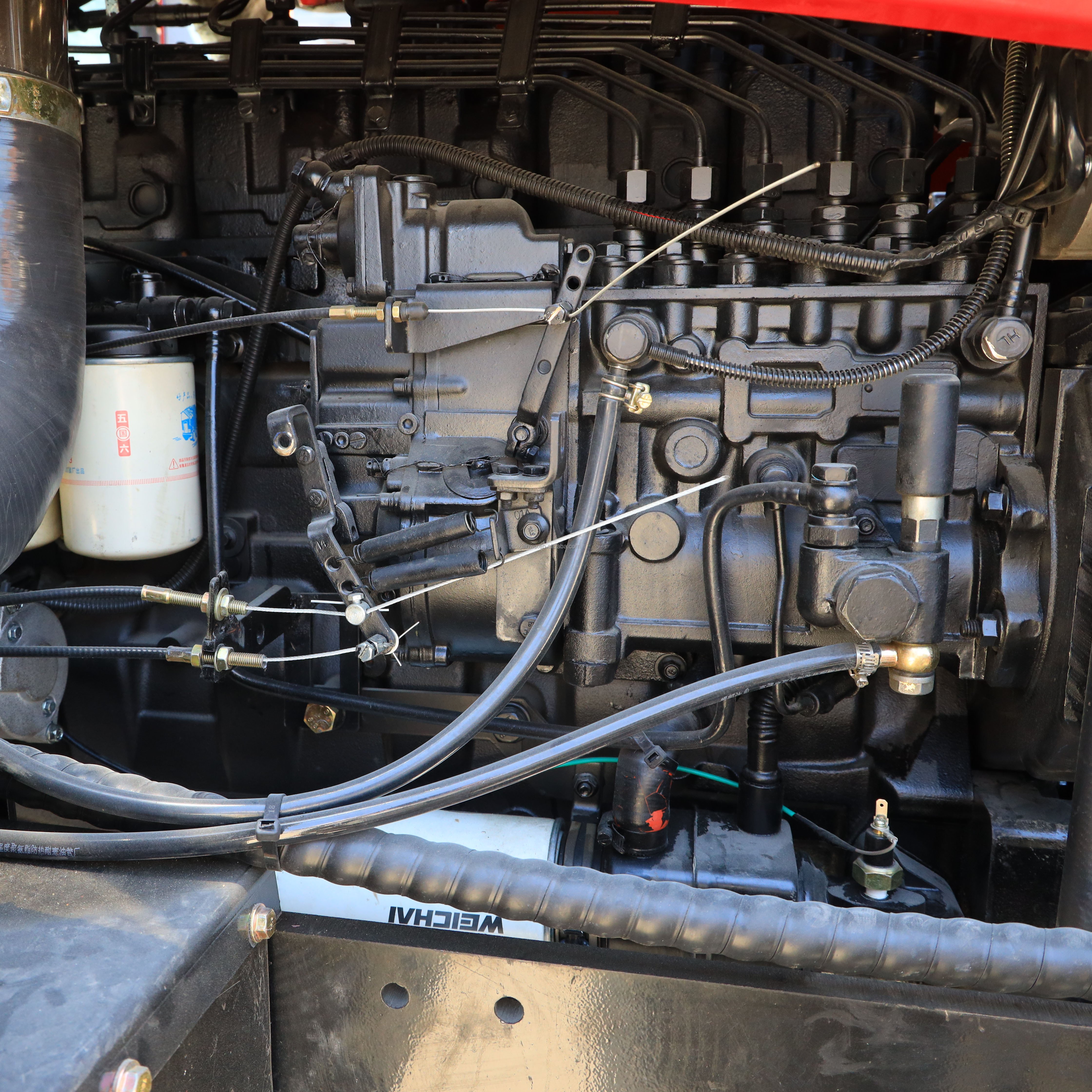 4WD Tractors 80HP Wheel Tractor Agriculture 50hp Attachments and Implements for Farm Tractors