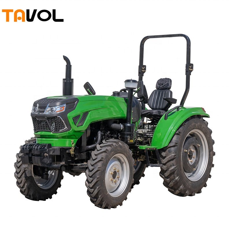 Tavol 50hp Mini Garden Tractors for Agriculture Equipments with Farming Tools Equipment Machines