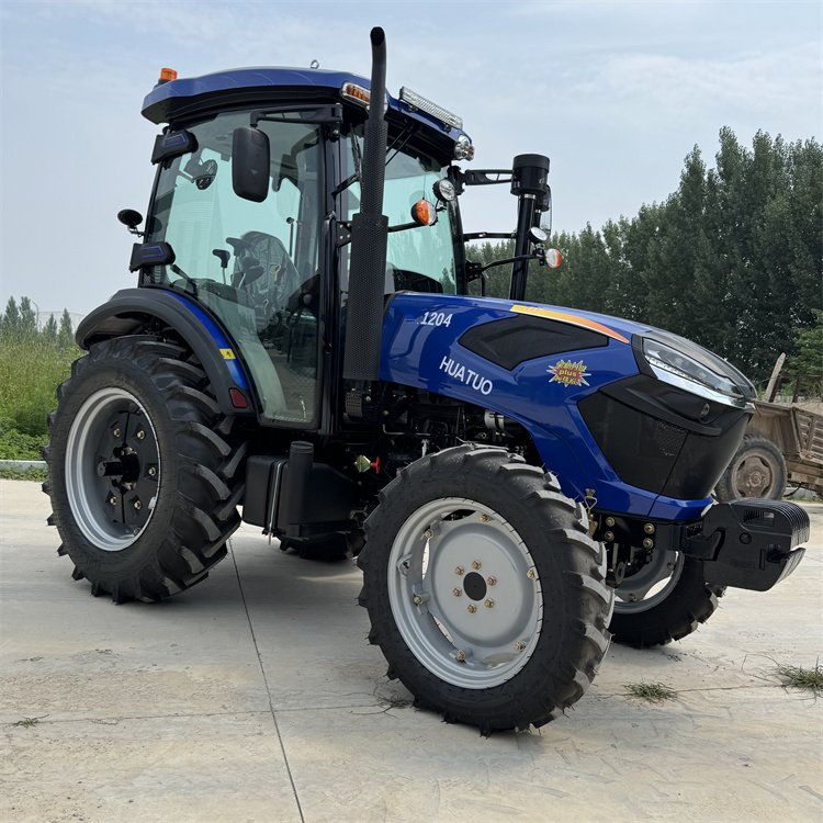 High-Horsepower 120HP Agricultural Wheel Tractor 4WD 4*4 Drive Used Condition Core Components-Engine Gearbox Rotary Ploughing