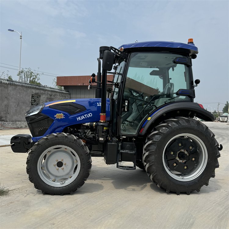 High-Horsepower 120HP Agricultural Wheel Tractor 4WD 4*4 Drive Used Condition Core Components-Engine Gearbox Rotary Ploughing