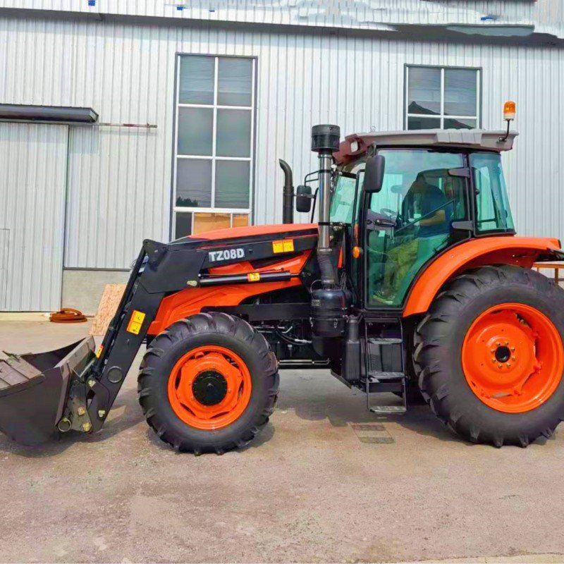 China Tractor 120HP 4WD Agricultural Machine Farm Tractor Compact Mini Tractor with CE Approval and Loader