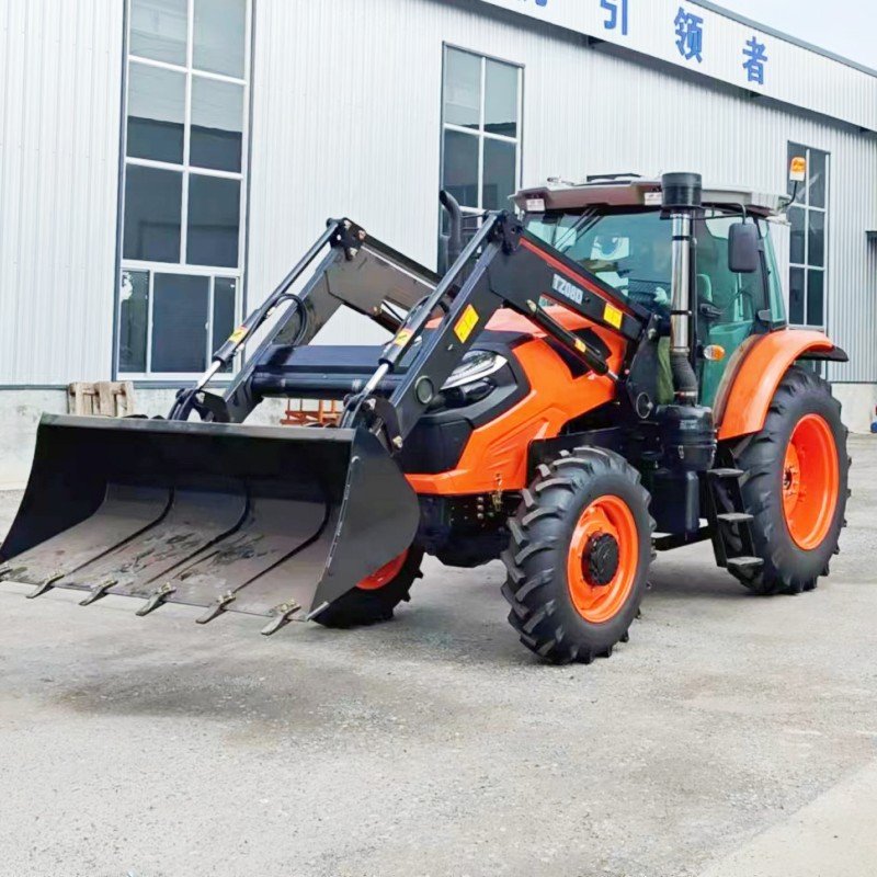 China Tractor 120HP 4WD Agricultural Machine Farm Tractor Compact Mini Tractor with CE Approval and Loader